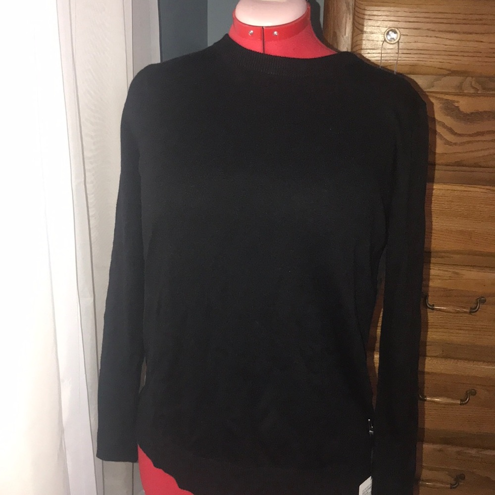 Lululemon still at ease pullover size 6 black